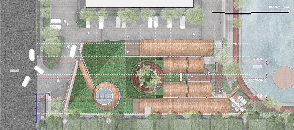 shelters on slope ss garden by radar