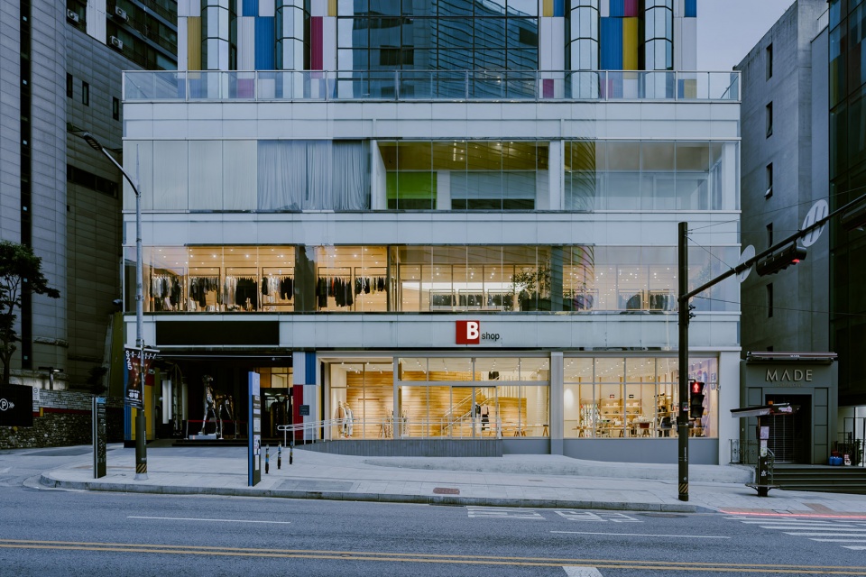 bshop hannam flagship store by kooo architects
