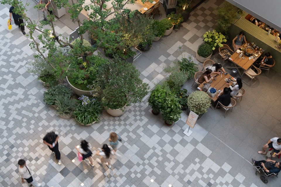 the mixc landscape design by percent landscape design studio