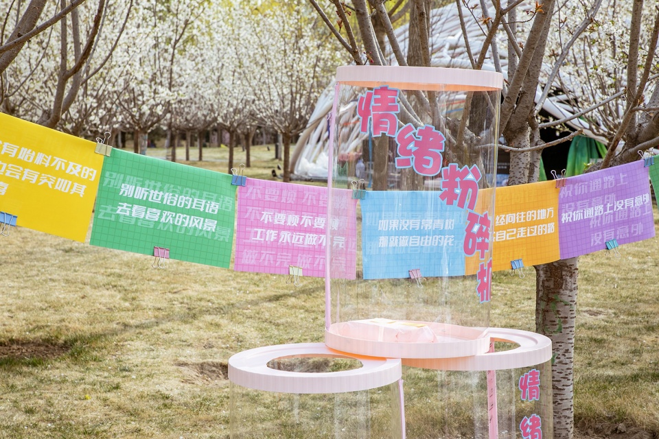 environmental renovation and enhancement design of cherry blossom valley in beixiaohe park beijing by dimu design