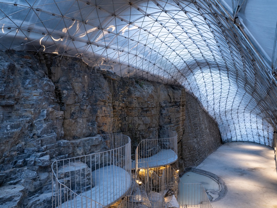 the enshi grotto cafe by kong xiangwei studio