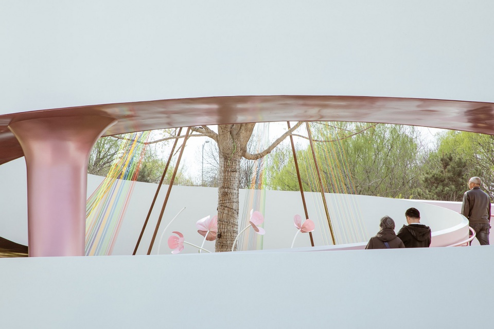 environmental renovation and enhancement design of cherry blossom valley in beixiaohe park beijing by dimu design
