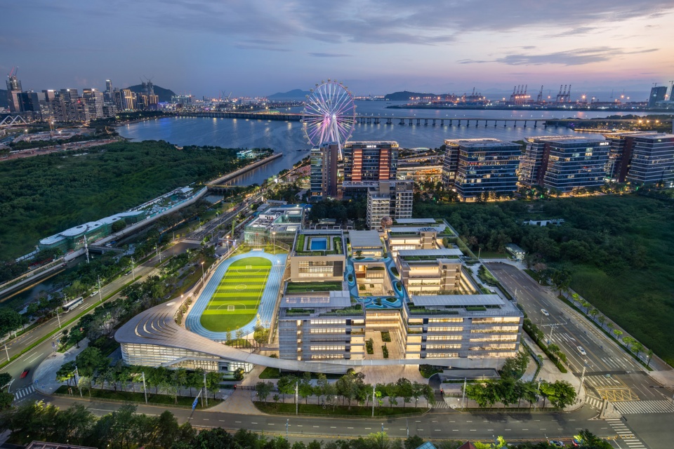 shenzhen haitan school by shenzhen general institute of architecture