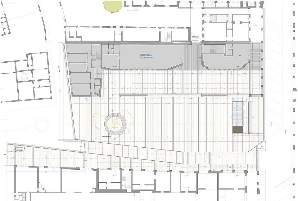 borellini square and palazzo mari by km 429 architecture