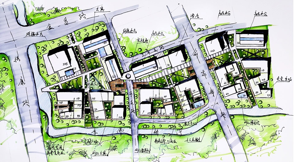 sina smart valley campus by sea design