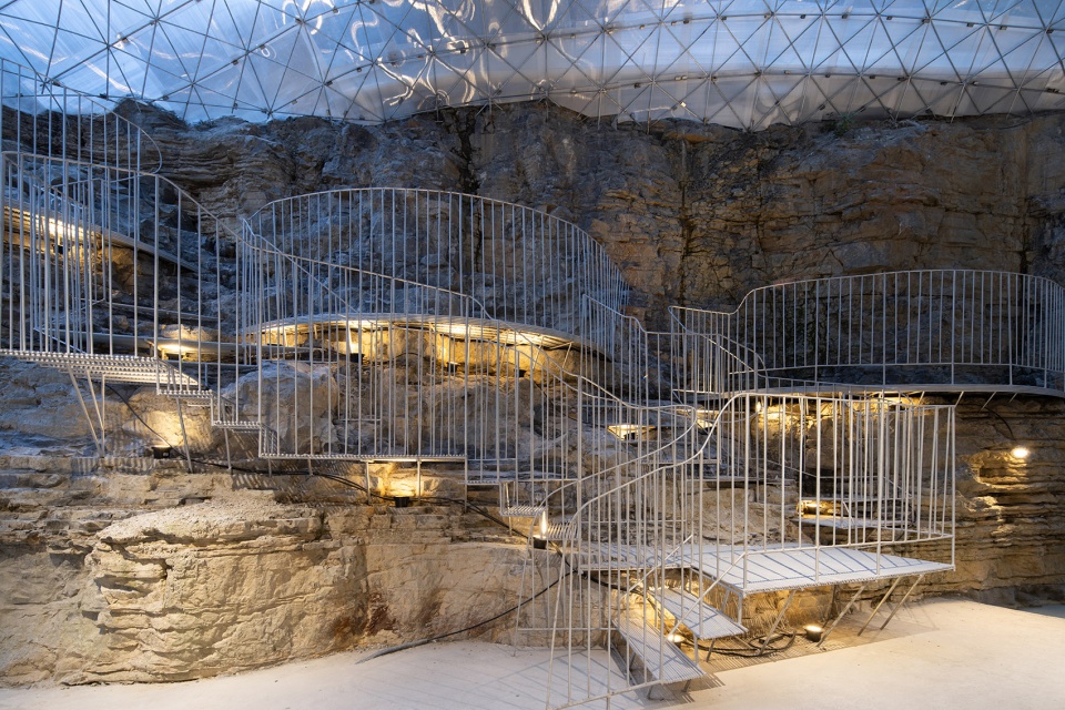 the enshi grotto cafe by kong xiangwei studio