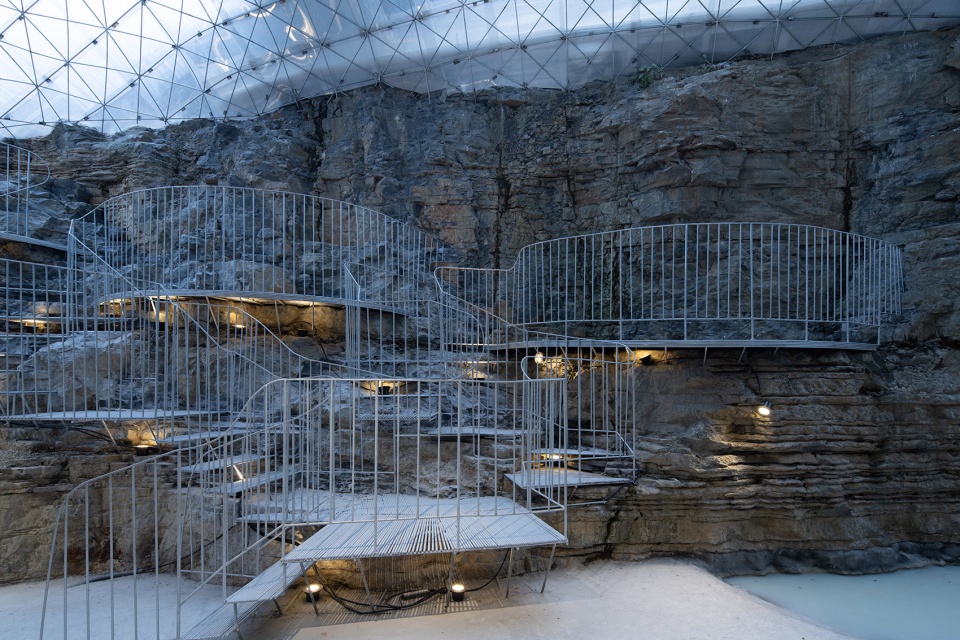 the enshi grotto cafe by kong xiangwei studio