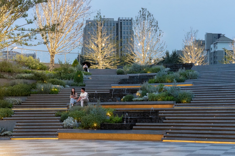 the mixc landscape design by percent landscape design studio
