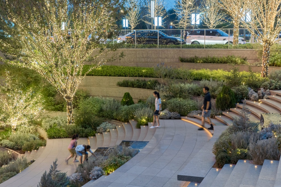 the mixc landscape design by percent landscape design studio