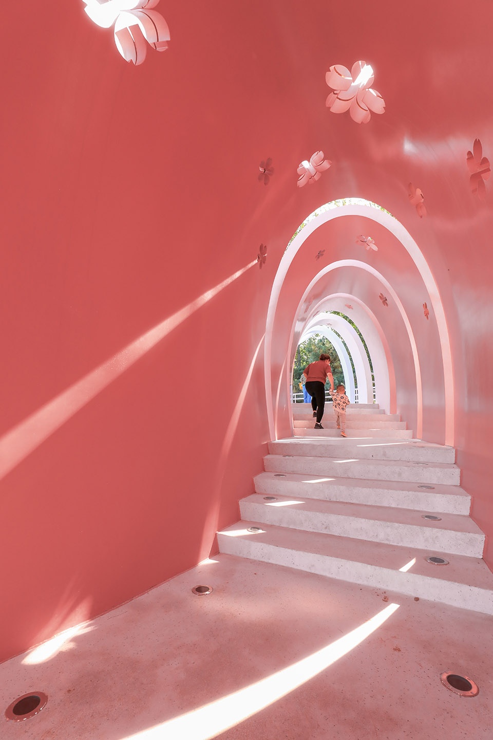 environmental renovation and enhancement design of cherry blossom valley in beixiaohe park beijing by dimu design