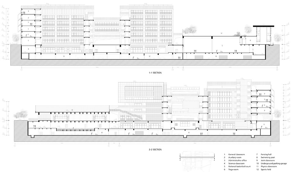 shenzhen haitan school by shenzhen general institute of architecture