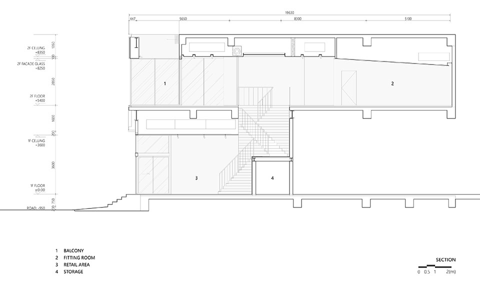 bshop hannam flagship store by kooo architects