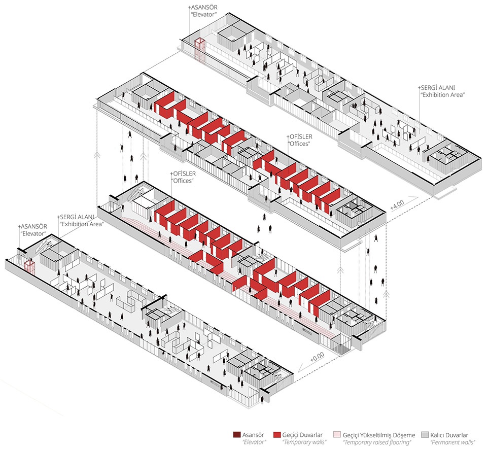 tcdd temporary offices art galleries by erhan vural architecture urban design office