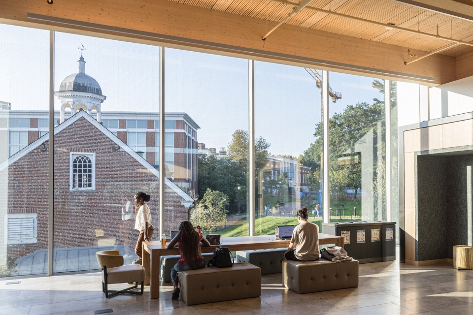 bloomberg student center at johns hopkins university by big