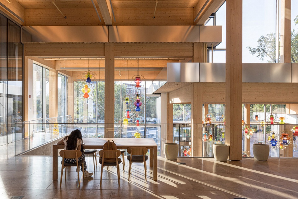 bloomberg student center at johns hopkins university by big