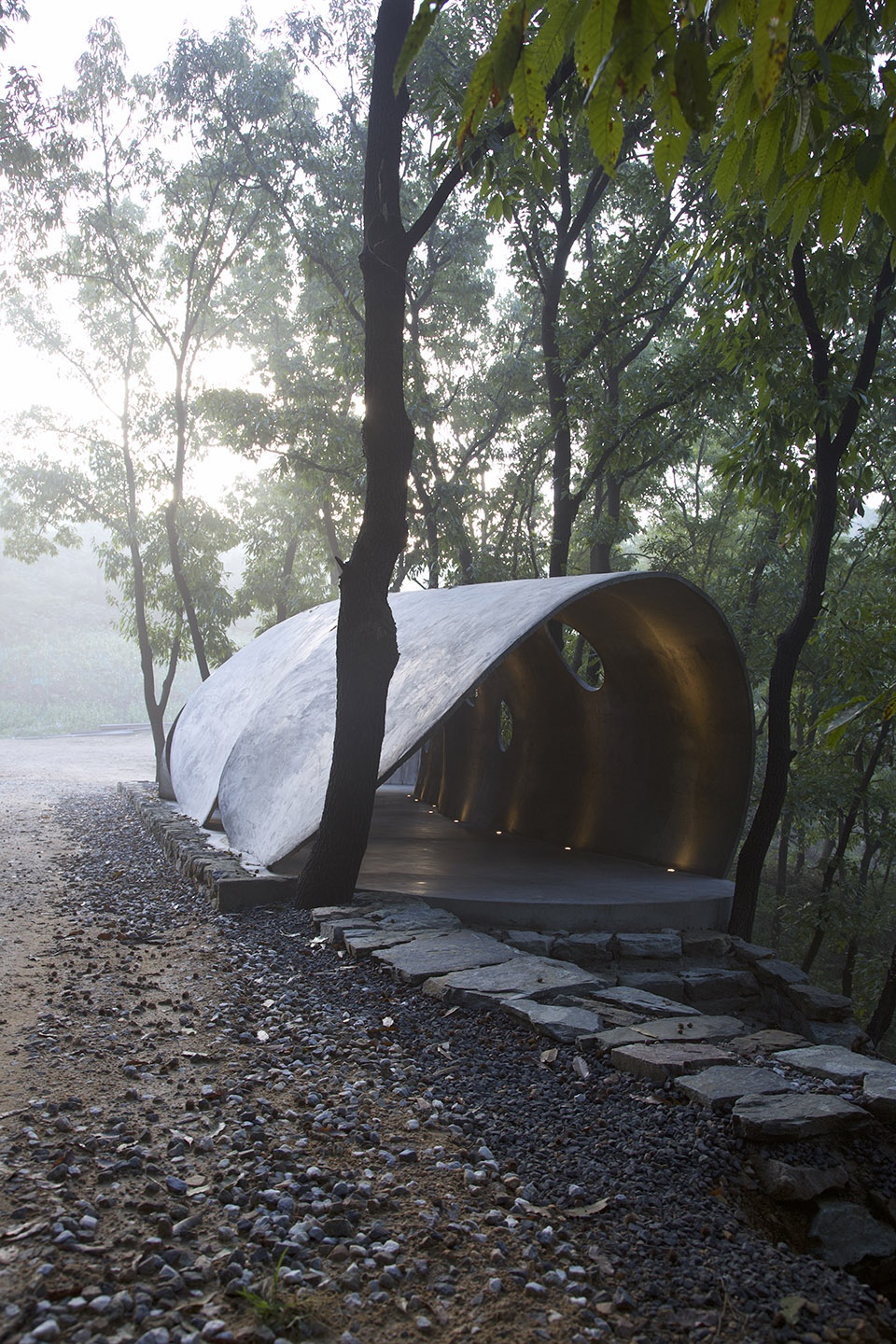 crouching tiger hidden dragon art museum by kong xiangwei studio
