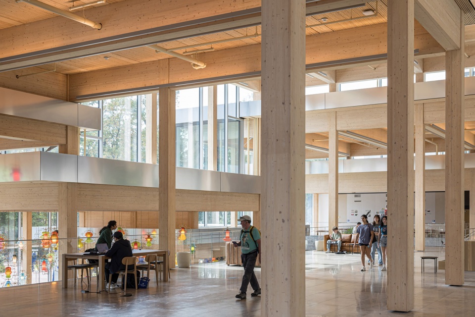 bloomberg student center at johns hopkins university by big