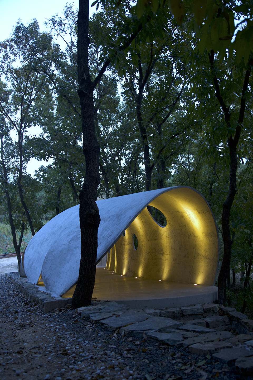 crouching tiger hidden dragon art museum by kong xiangwei studio