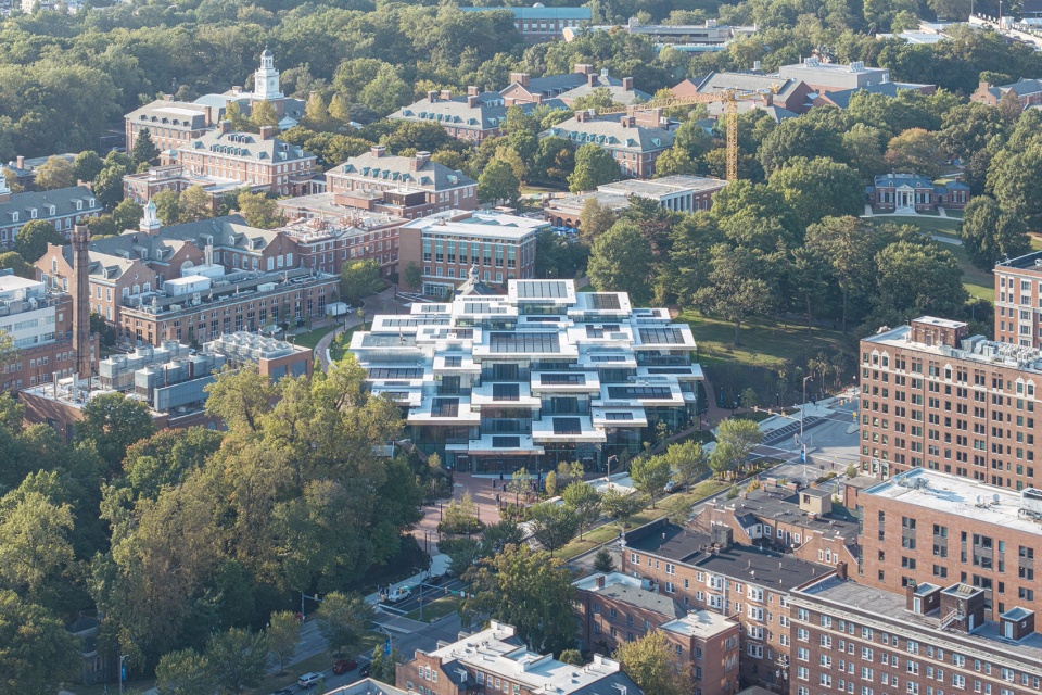 bloomberg student center at johns hopkins university by big