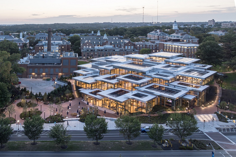 bloomberg student center at johns hopkins university by big