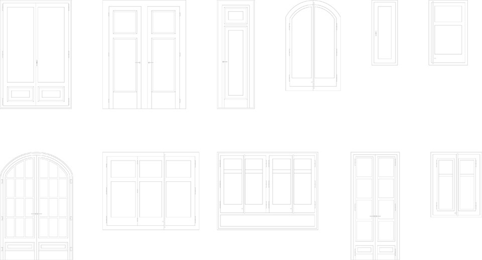 PDF Metronom Flat refurbishment Eixample Doors windows 拷贝