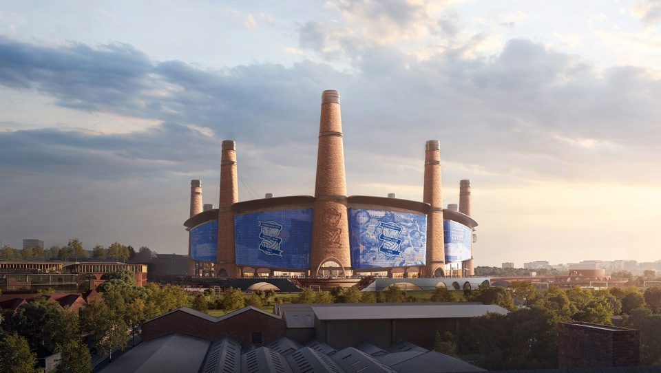 Birmingham City Football Club new stadium by Heatherwick Studio MANICA