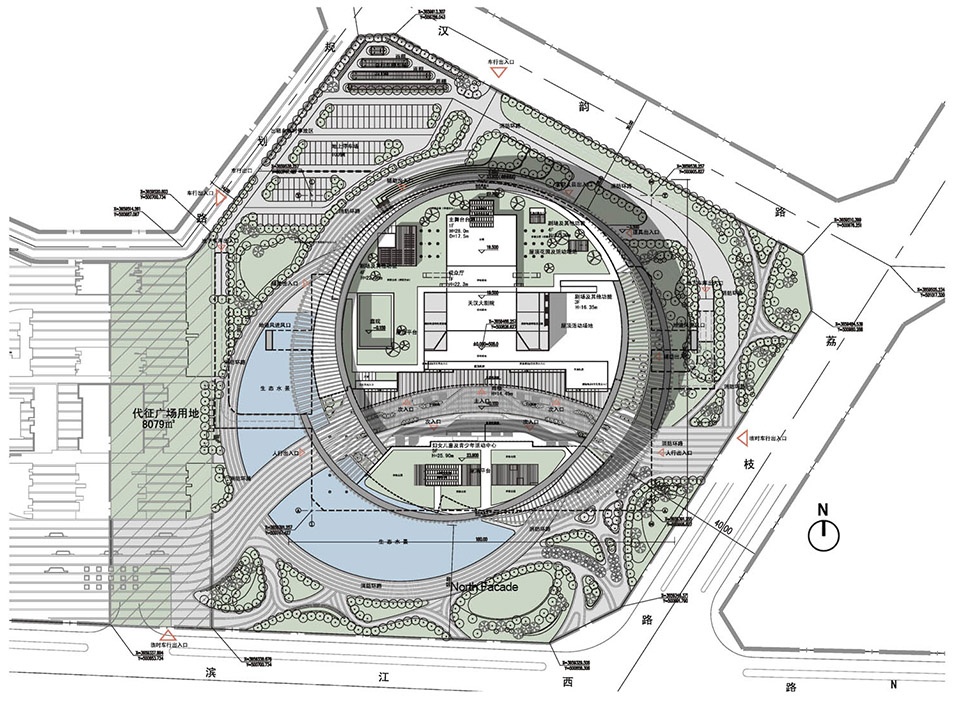 tianhan grand theater cultural center by beijing institute of achitetural design co ltd