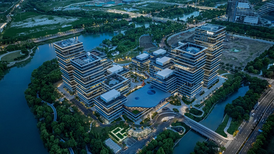 design of alibaba center hangzhou future park by ups work