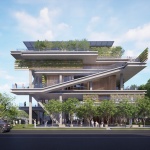 张庙街道文化中心概念方案，上海 / OPEN建筑事务所