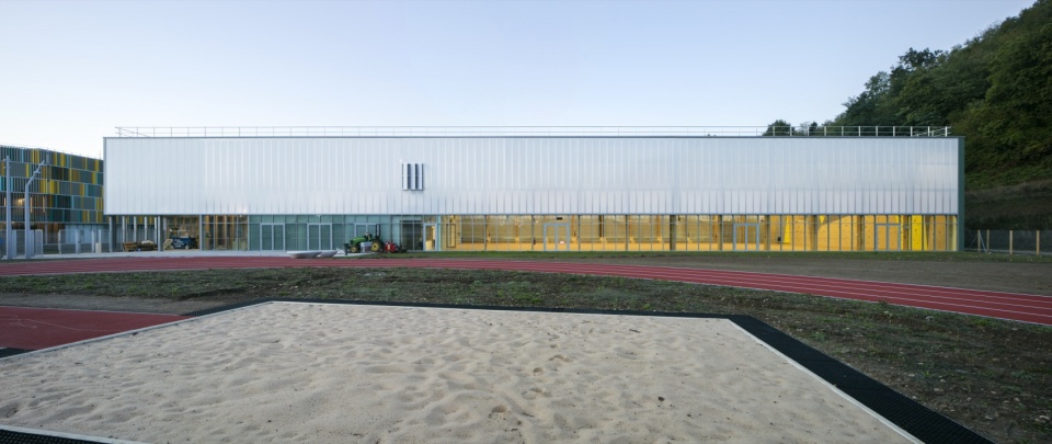 a new college in a french village by coco architecture