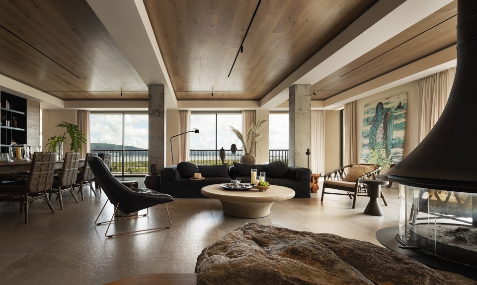 seaside retreat in dongtou by shanghai wushang interior design