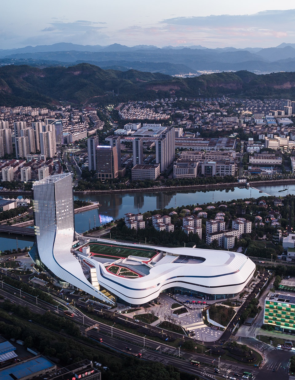 xinchang globular center by line zhu peidong