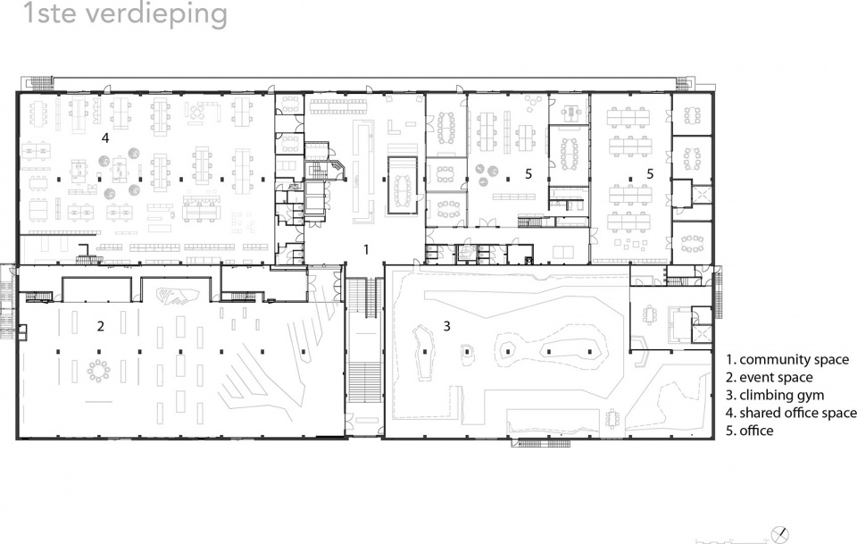 A GROUP A Keilepand plattegrond 1e verdieping legenda beeld GROUP A 拷贝