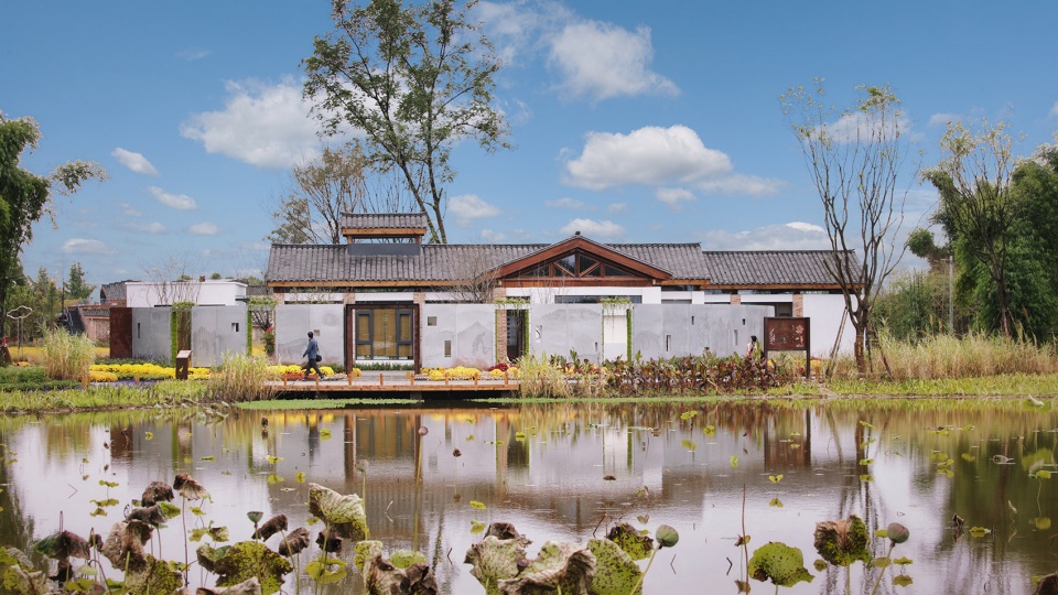 Sichuan Dayi Country Ecology Museum Moire Pattern Dynamic Wall China by Institute of Architectural Algorithms and Applications Southeast...