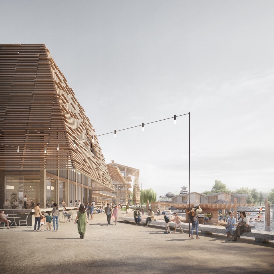 shanghai yacht club pavilion by haptic architects