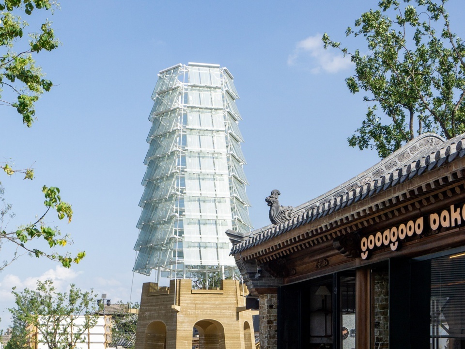 datong ancient town silk road tower by xj design agency 960x720