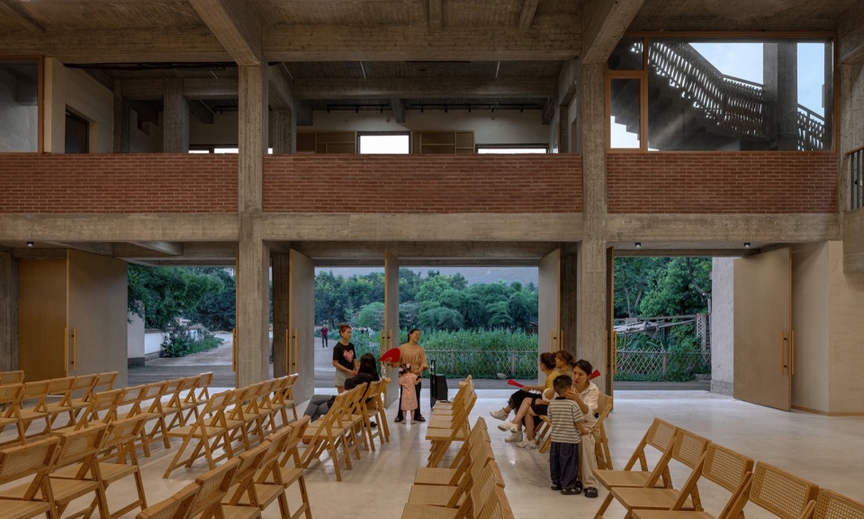qingshan art village cultural hall by momentum architects uhq