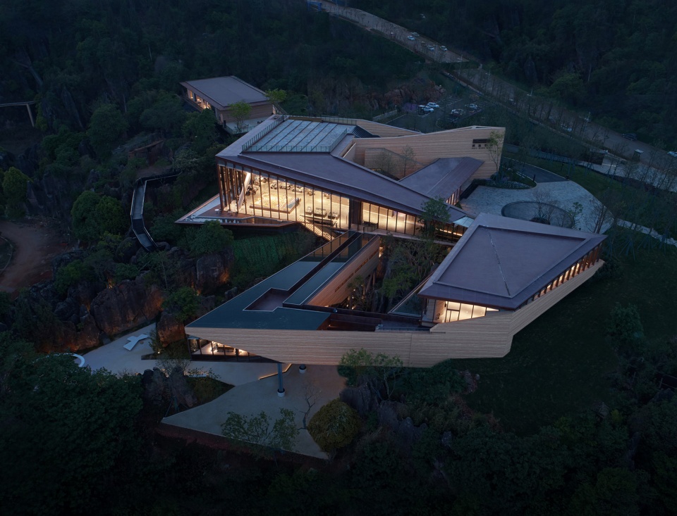 mountain sea art museum china by gad