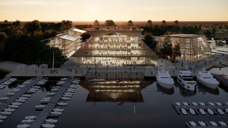 shanghai yacht club pavilion by haptic architects