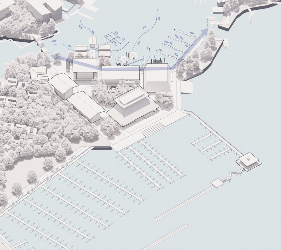 shanghai yacht club pavilion by haptic architects