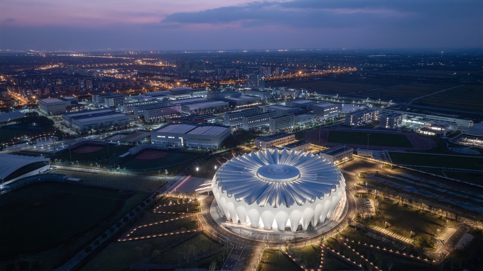 Shanghai Velodrome by Tongji Architectural Design Group Co Ltd