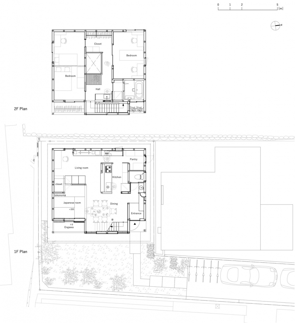 House in Saidera by Akio Isshiki Architects