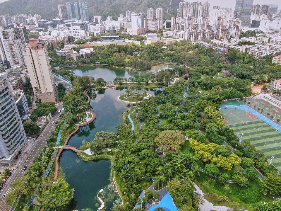 SIHAI Park Landscape optimizing design China by SZLA