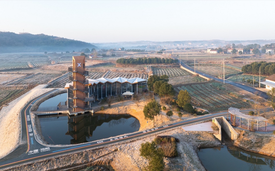 The Tower of Rippling Water Dangyang Daoyi Man Village Experience Pavillion