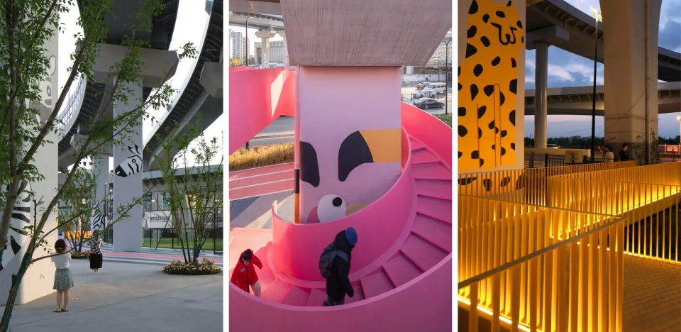 2025 asla urban design award of honor shanghai underpass hubs fish design