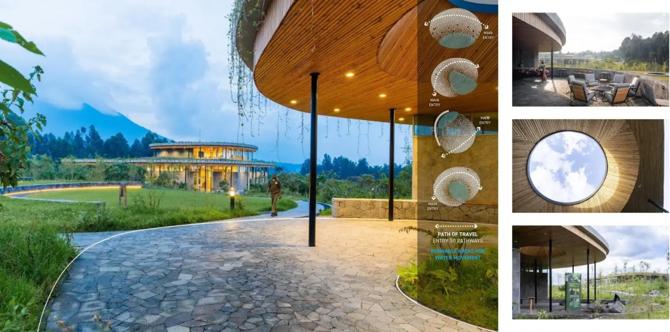 2025 asla general design award of honor the ellen degeneres campus for the dian fossey fund mass design group tenxten