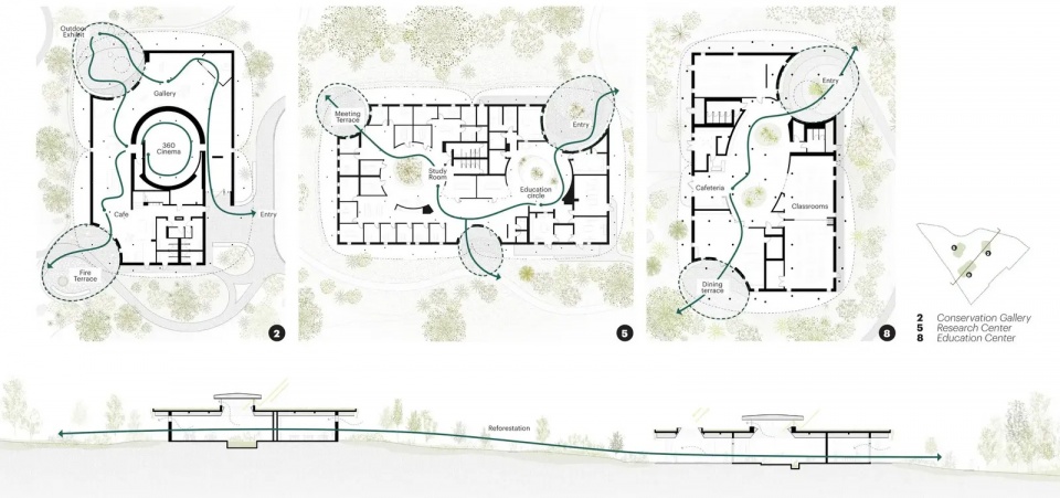 2025 asla general design award of honor the ellen degeneres campus for the dian fossey fund mass design group tenxten