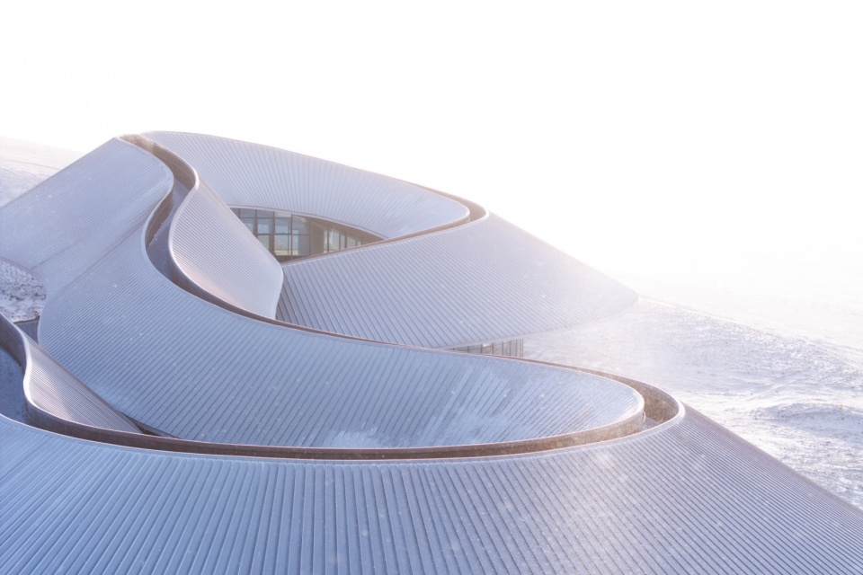 Volcano In Visitor Center by PLAT ASIA