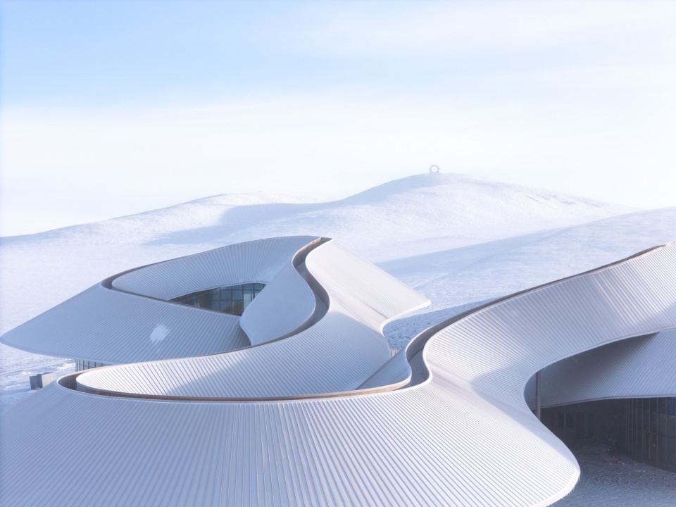 Volcano In Visitor Center by PLAT ASIA