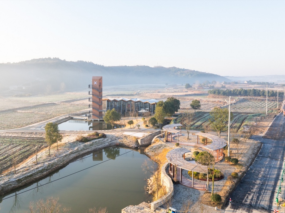 The Tower of Rippling Water Dangyang Daoyi Man Village Experience Pavillion